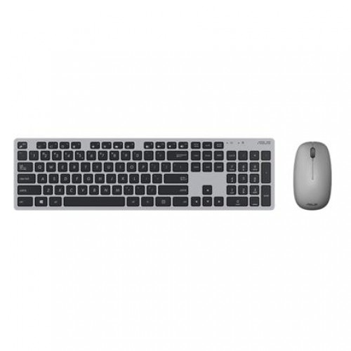 Asus W5000 Keyboard and Mouse Set, Wireless, Mouse included, EN, Grey image 1