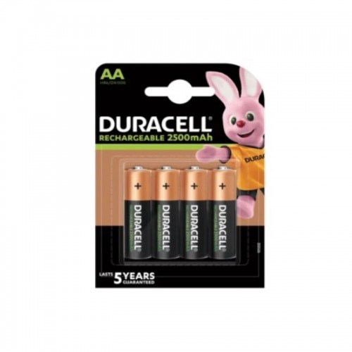 Аккумуляторные батарейки DURACELL HR06-P AA NiMh 2500 mAh (4 pcs) image 1