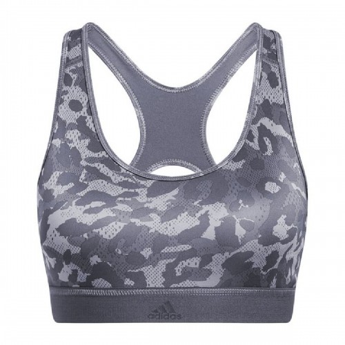 Спортивный бюстгальтер Adidas Believe This Medium Support Темно-серый image 1