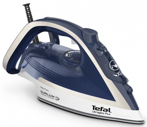 TEFAL Ultragliss Plus tvaika gludeklis, 2800W, zila/balta - FV6812 image 1