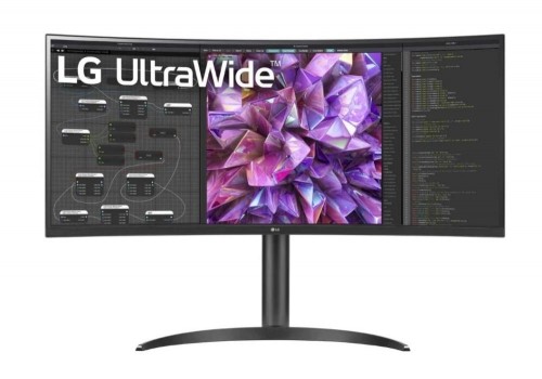 LCD Monitor|LG|34WQ75C-B|34"|Curved/21 : 9|Panel IPS|3440x1440|21:9|5 ms|Speakers|Height adjustable|Tilt|34WQ75C-B image 1