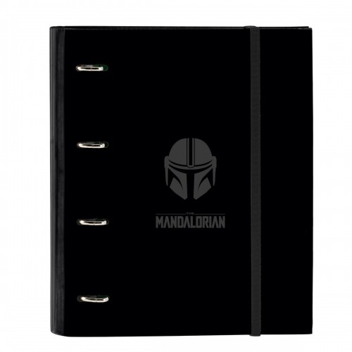 Ring binder The Mandalorian Black (27 x 32 x 3.5 cm) image 1