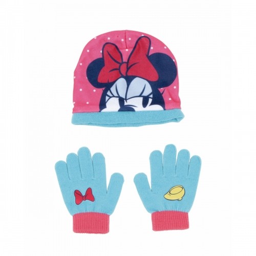 Шапка с перчатками Minnie Mouse Lucky Светло Синий image 1