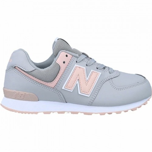 Женская повседневная обувь New Balance 574  Серый Розовый image 1