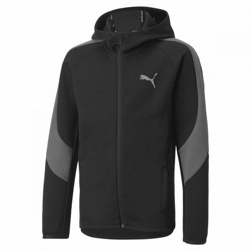 Children's Sports Jacket Puma Evostripe Black image 1