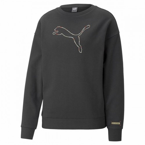 Women’s Sweatshirt without Hood Puma Better Black image 1