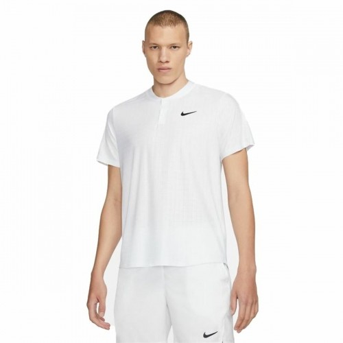 Men’s Short Sleeve Polo Shirt Nike Court Dri-Fit Advantage White image 1