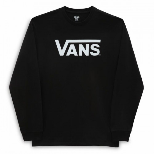 Футболка с длинным рукавом унисекс Vans Classic Чёрный image 1