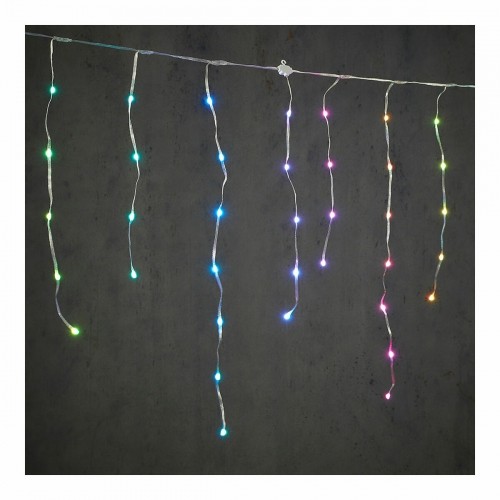 Bigbuy Christmas LED aizkaru gaismas Icicle Daudzkrāsains (300 x 70 cm) image 1