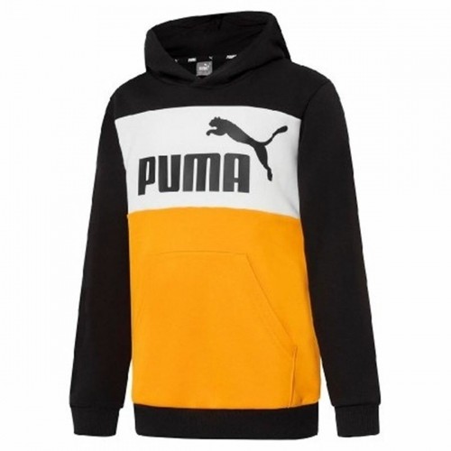 Толстовка с капюшоном детская Puma Essentials+ Colourblock Жёлтый image 1