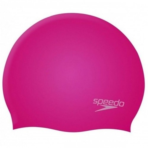 Swimming Cap Speedo  PLAIN MOULDED Pink Silicone image 1