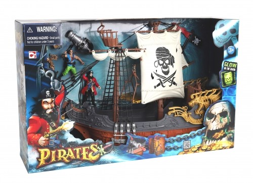 CHAP MEI rotaļlietu komplekts Pirates Deluxe Captain Ship, 505219 image 1