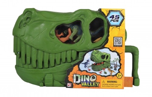 CHAP MEI rotaļlietu komplekts Dino Valley Dino Skull Bucket, 45 pcs., 542029 image 1