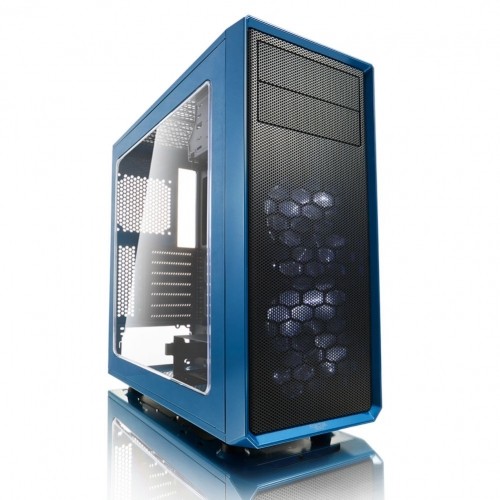 Fractal Design  
         
       Focus G FD-CA-FOCUS-BU-W Side window, Left side panel - Tempered Glass, Blue, ATX, Power supply included No image 1