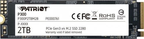 Patriot SSD 2TB P300 M.2 PCIe 2280 2100/1650 image 1