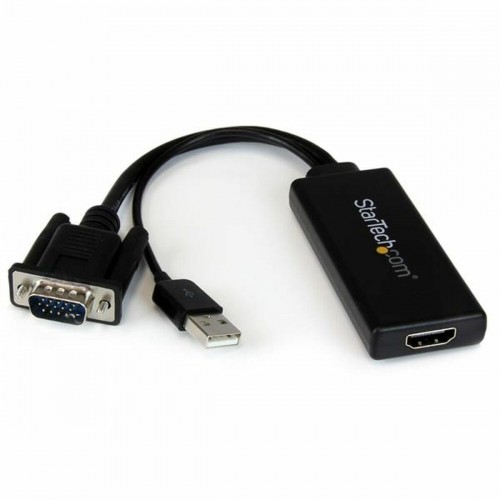 HDMI to VGA Adapter Startech VGA2HDU              Black image 1
