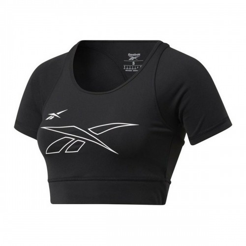 Women’s Short Sleeve T-Shirt Reebok Training MYT Black image 1