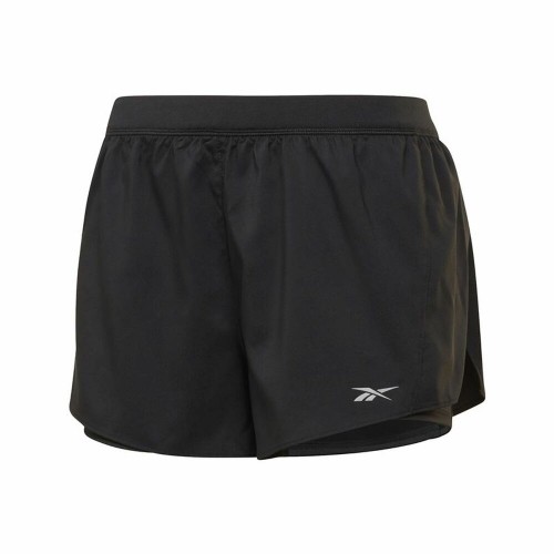 Sports Shorts for Women Reebok Running Essentials 2-in-1 Black Lady image 1