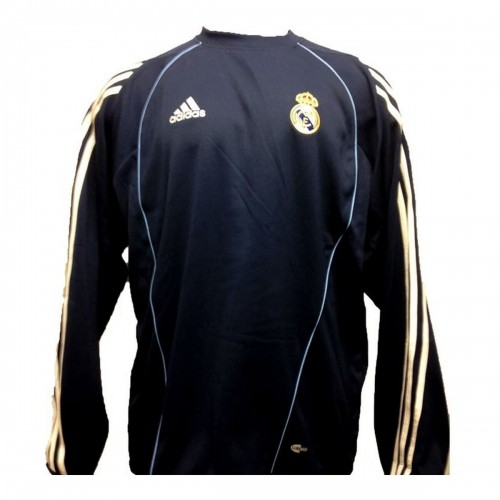 Men’s Sweatshirt without Hood Adidas Real Madrid CF Blue Football image 1
