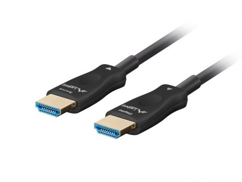 Lanberg Cable HDMI M/M v2.1 40M 8K black optical OAC image 1