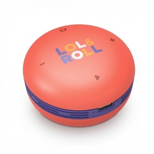 Portatīvie Bezvadu Skaļruņi Energy Sistem Lol&Roll Pop Kids Oranžs 5 W 500 mAh image 1