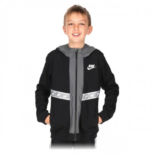 Children's Sports Jacket Nike Black Cotton image 1