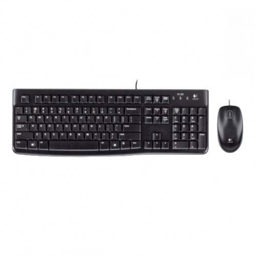 Keyboard Logitech Desktop MK120 Black French AZERTY AZERTY image 1