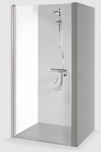 Brasta Glass Dušas durvis nišām GRETA 70 Caurspīdīgs image 1