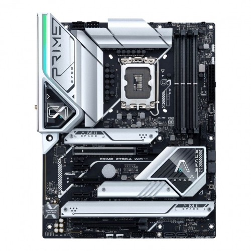 Asus  
         
       PRIME Z790-A WIFI Processor family Intel, Processor socket  LGA1700, DDR5 DIMM, Memory slots 4, Supported hard disk drive interfaces 	SATA, M.2, Number of SATA connectors 4, Chipset  Intel Z790, ATX image 1
