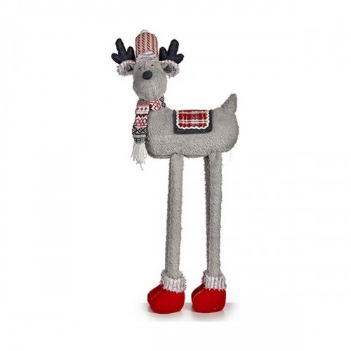 Christmas Reindeer 1 m Red Grey White image 1