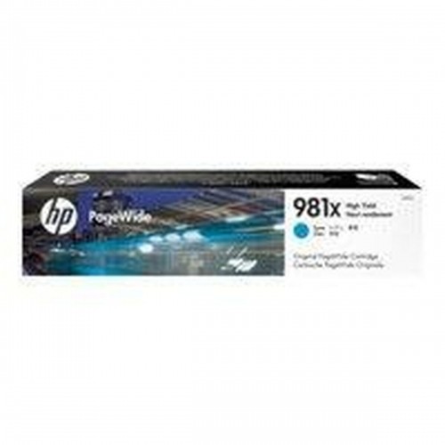 Картридж с оригинальными чернилами HP 981X Циановый image 1