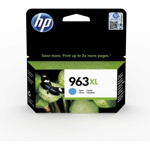 Картридж с оригинальными чернилами HP 963XL 22 ml-47 ml Циановый image 1