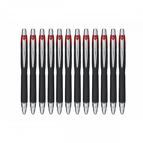 Liquid ink pen Uni-Ball Rollerball Jetstream SXN-210 Red 1 mm (12 Pieces) image 1