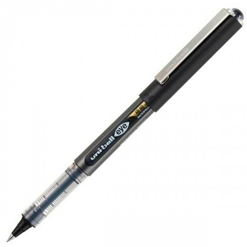 Liquid ink ballpoint pen Uni-Ball Eye Ultra Micro UB-150-38 Melns 12 gb. image 1