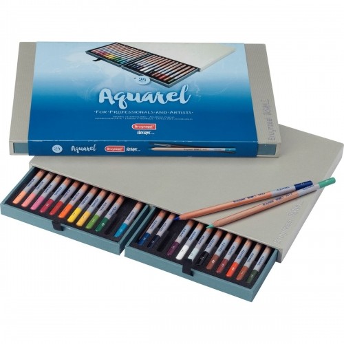 Watercolour Pencils Bruynzeel Aquarel Multicolour 24 Pieces image 1