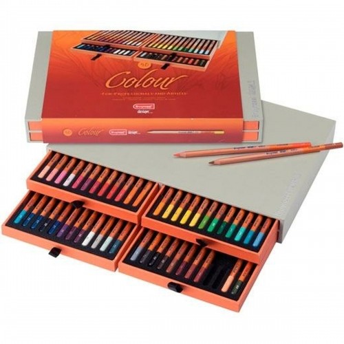 Colouring pencils Bruynzeel Design Box 48 Pieces Multicolour image 1