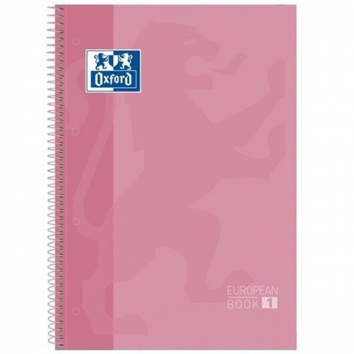 Notebook Oxford European Book Pink A4 5 Pieces image 1