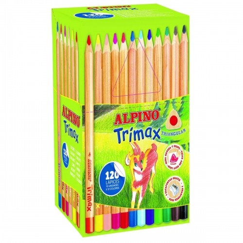 Цветные карандаши Alpino Trimax Разноцветный 120 Предметы image 1