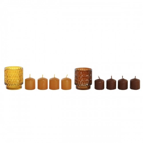 Candle Set DKD Home Decor 36 g Urban (2 Units) (12 Units) image 1