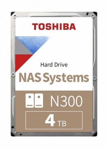 HDD|TOSHIBA|N300|4TB|SATA|256 MB|7200 rpm|3,5"|HDWG440UZSVA image 1