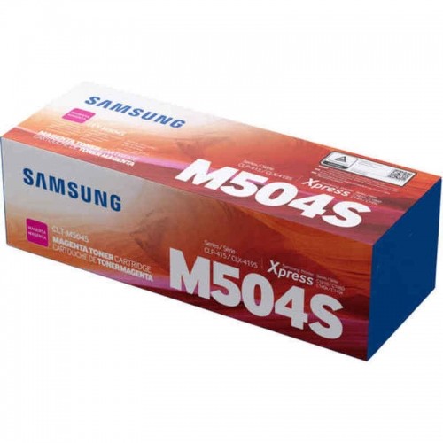Оригинальный тонер Samsung CLT-M504S Розовый image 1