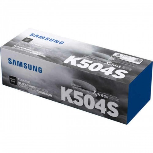 Oriģinālais Toneris Samsung Cartucho de tóner Samsung CLT-K504S negro Melns image 1