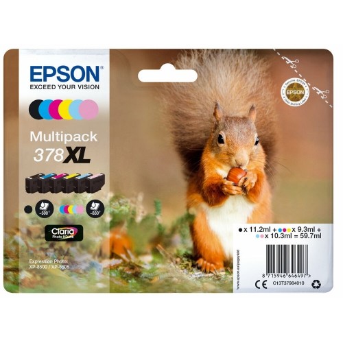 Original Ink Cartridge Epson 378XL Multicolour image 1