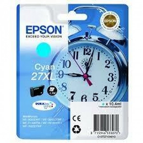 Oriģinālais Tintes Kārtridžs Epson 27XL DURABrite Ultra Ciānkrāsa image 1