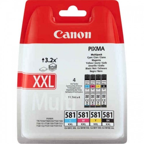 Oriģinālais Tintes Kārtridžs Canon CLI-581XXL Daudzkrāsains image 1