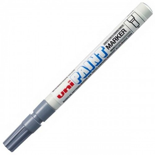 Постоянный маркер Uni-Ball Paint PX-21L Серый 12 штук image 1