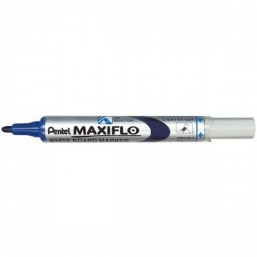 Liquid chalk markers Pentel Maxiflo MWL-5S Синий 12 штук image 1