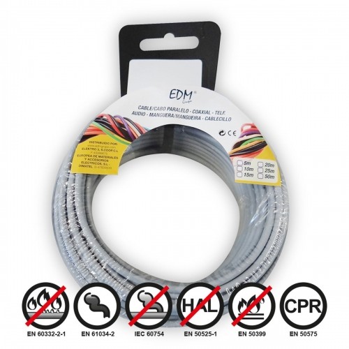 Cable EDM Grey 20 m 1,5 mm image 1