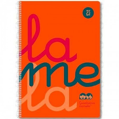 Notebook Lamela Fluor Orange Din A4 5 Pieces 80 Sheets image 1