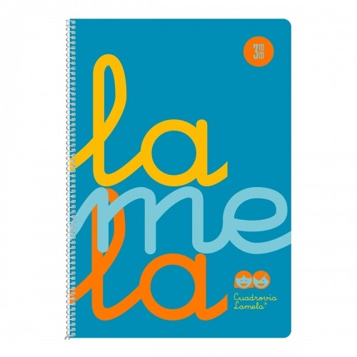 Notebook Lamela Fluorine Blue Din A4 5 Pieces 80 Sheets image 1